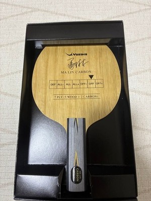 Price Reduced! MA LIN CARBON Table Tennis Racket ST By Yasaka, 93