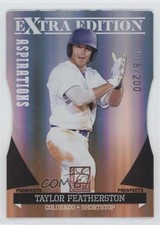 2011 Donruss Elite Extra Edition Aspirations Die-Cut /200 Taylor Featherston 1x9
