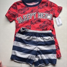 New Carter s Boys Pajamas -sz 3T - Firetruck