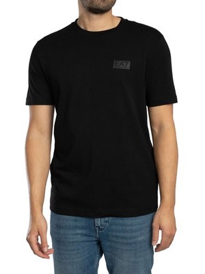 EA7 Men's Back Box Logo T-Shirt, Black