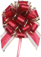 6 Pieces Bows for Gift Wrapping Pull Bow Ribbon Pull Bows for Christmas Wedding