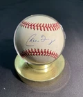 Carlos Baerga Signed Rawlings 1995 World Series League Baseball; w/ COA *1