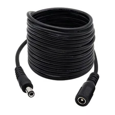 5.5mm x 2.5mm DC Power Extension Cable 10FT 5.5x2.5mm Extension Cord Male to ...