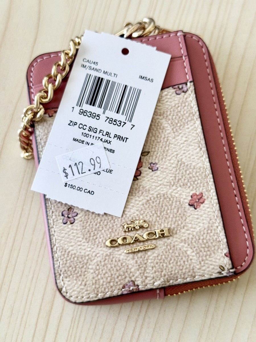 バッグ coach porch Card case patchwork flower COACH Essential