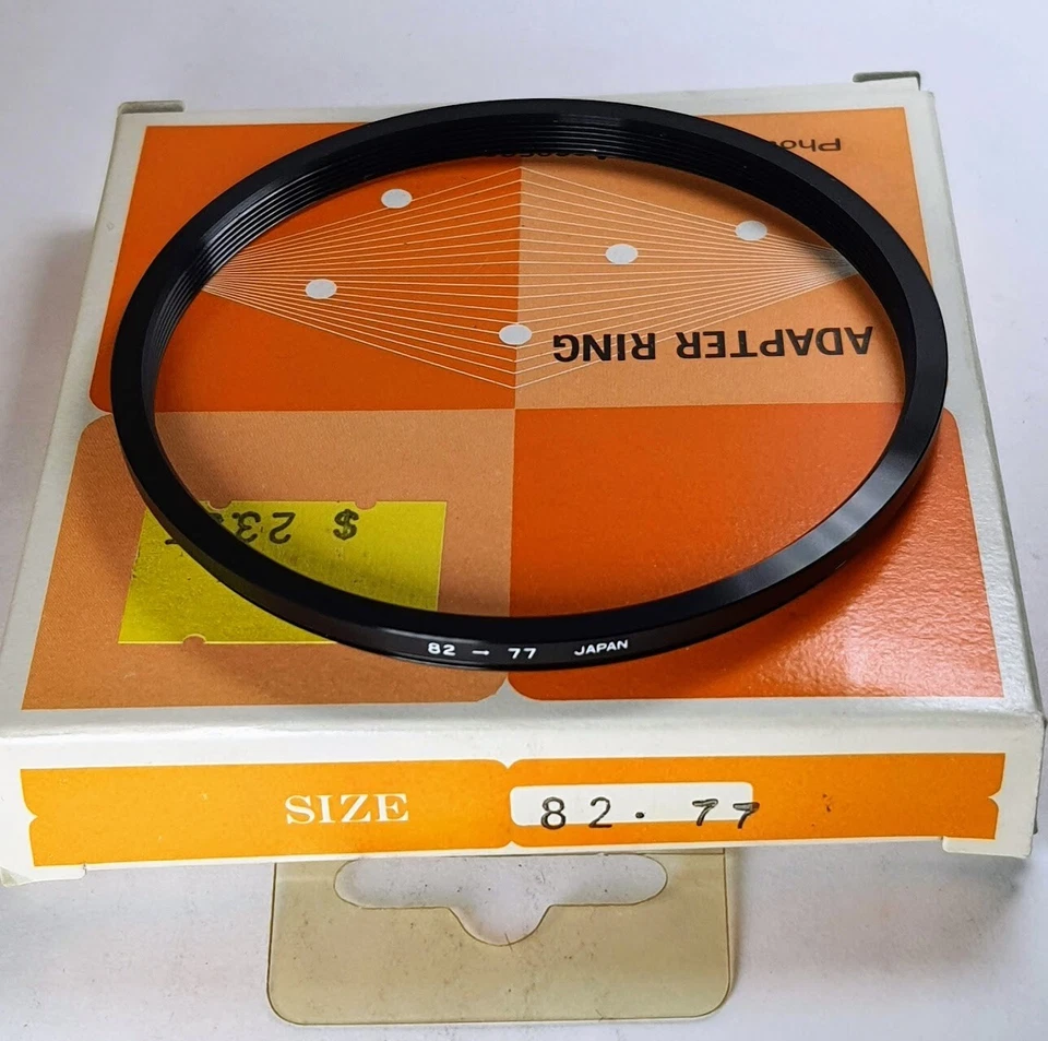 82-77mm Step-Down Lens Filter Converting Adapter Ring 82mm-77mm Metal E82-E77 - Image 3 of 4