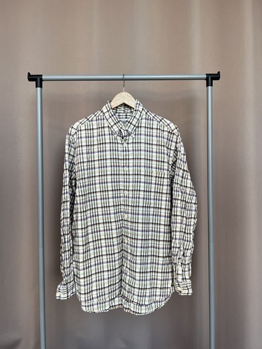 Missoni Sport, Missoni Sport Checked Button Down Shirt Mens Size L Vintage Cotton/Viscose