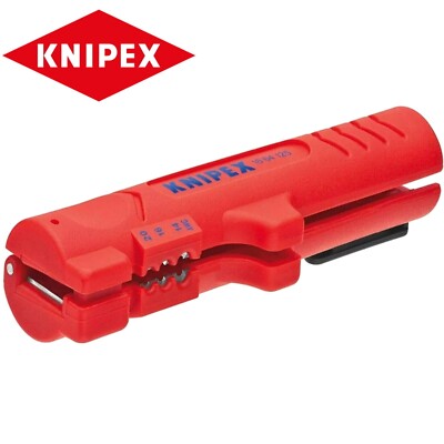 Knipex Elektriker Abisolierwerkzeug Demontagewerkzeug für Rund-/Flachdraht 1664125