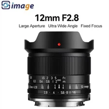 SGimage 12mm F2.8 Ultra Wide Angle Large Aperture Lens for Canon Nikon Fuji Sony