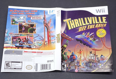 Wii ~ Thrillville off the rails Original Cover artwork only