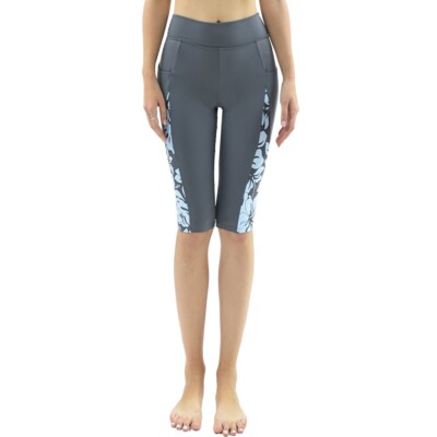 Private Island Hawaii Women Bermuda Shorts Side Pockets Pants Rash Guard Bottom