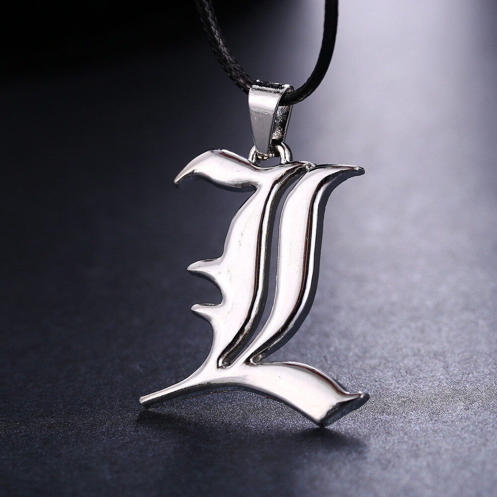New Japanese Anime Death Note L Yagami Anime Lawliet Kira Necklace