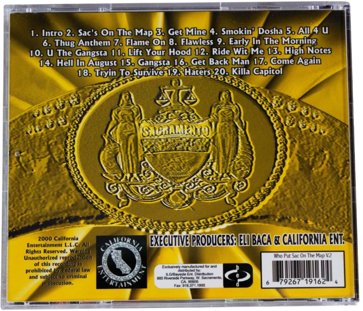 WHO PUT SAC ON THE MAP 2 CD Y2K G-Funk Gangsta Rap OOP C-Bo Killa