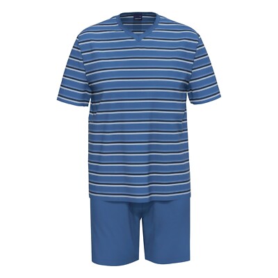Ammann Herren Pyjama Set Shorty Schlafanzug kurz