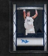 2022-23 LEAF TRINITY CLEAR MATTHEW FILIPOWSKI ROOKIE/RC AUTO 13/30