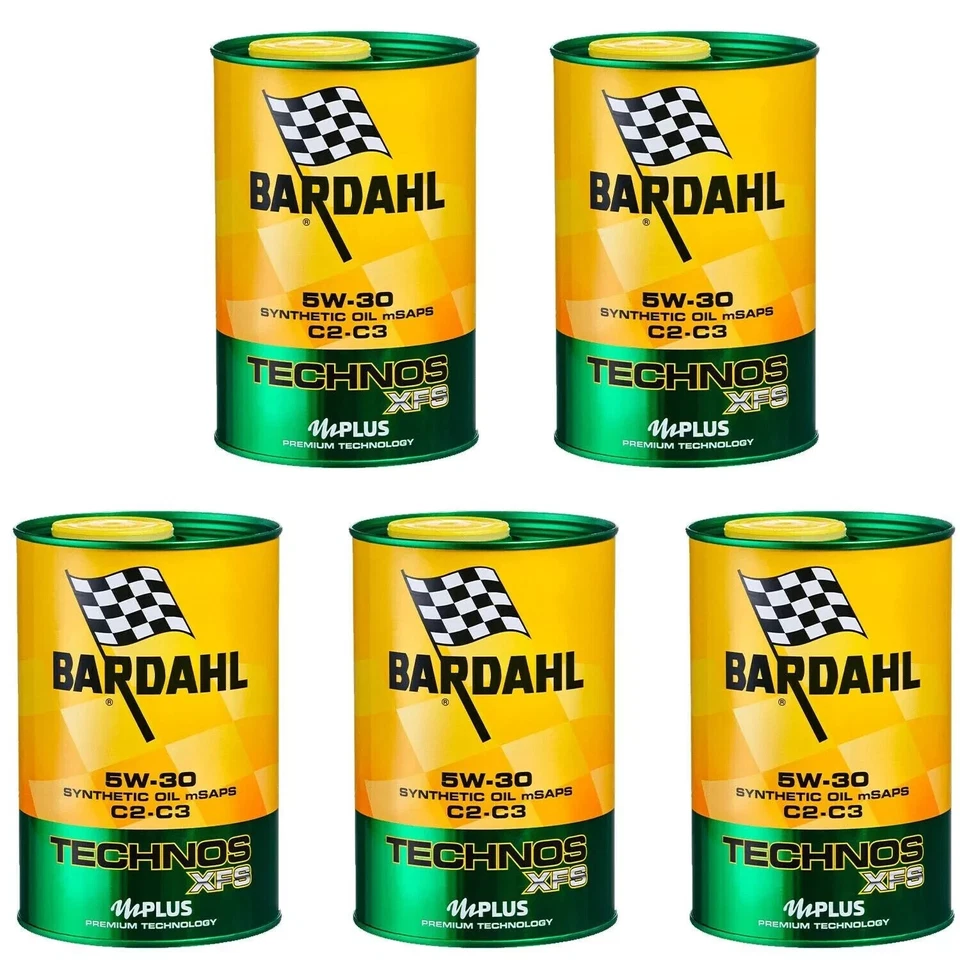 5 LITRI OLIO BARDAHL TECHNOS XFS 5W30 ACEA C2 C3 LL04 MB 229.51 MB229.52 DEXOS 2