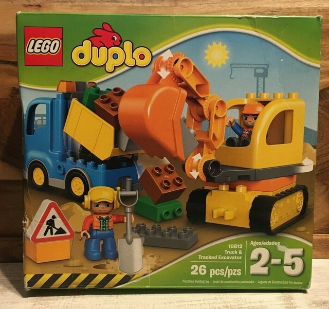 duplo truck & tracked excavator