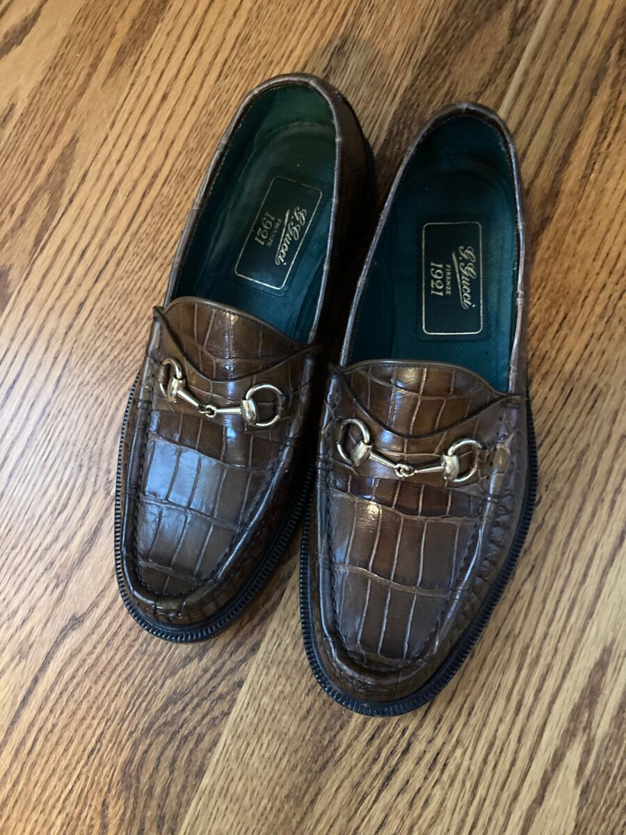 4900$ Gucci 1921 Collection Crocodile Horsebit Loafer 90th 4900$ Gucci 1921 Collection Crocodile Horsebit Loafer 90th