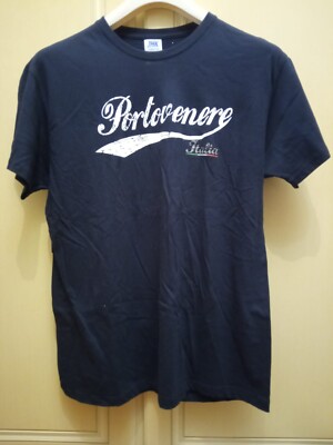 T-Shirt Unisex Portovenere Italia souvenir 100% cotone bianco e