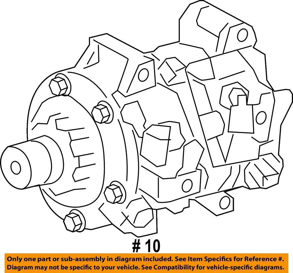 Compresor de aire acondicionado usado se adapta a: Toyota Sienna 2011 6 cilindros grado C Foto 4 de 4