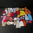 Mixed Barbie Doll Vintage Dresses Clothing Clone Handmade Lot Of 44