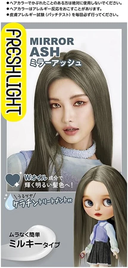 [SCHWARZKOPF BLYTHE] Freshlight Milky Series MIRROR ASH Hair Dye Color Kit NEW