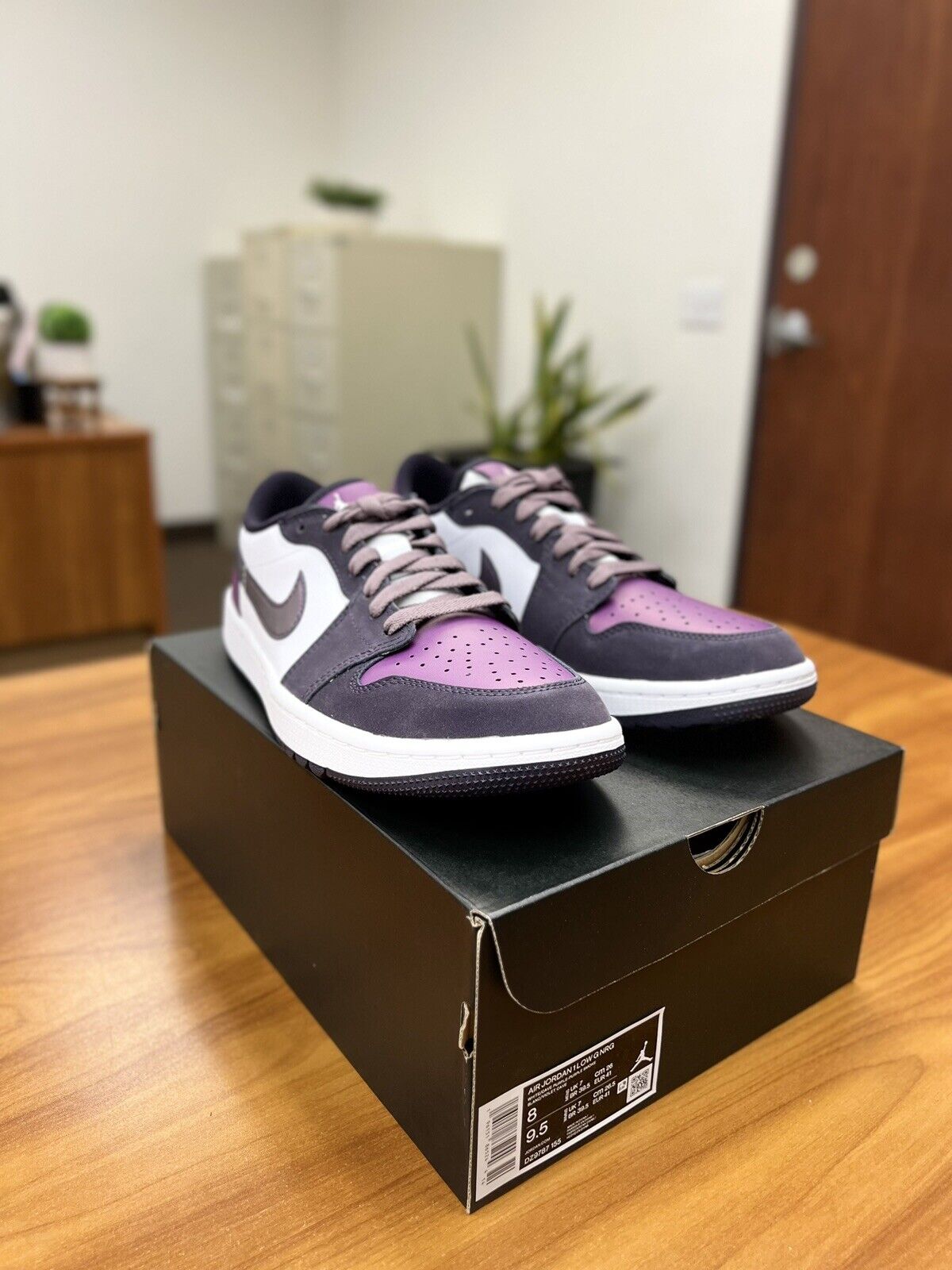 Jordan 1 Low Golf NRG Purple Smoke 2022 for Sale, Authenticity Guaranteed