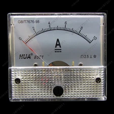 DC 10A Analog Ammeter Panel AMP Current Meter 85C1 0-10A DC Doesn't Need Shunt
