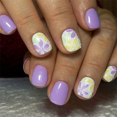 French Tips Fake Nail Glossy Designs False Nail,Artificial Nail Glues on Nail