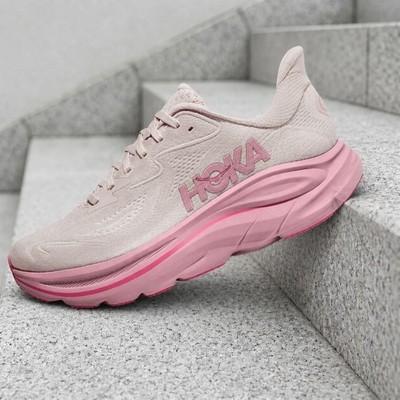 Hoka One One Clifton 10 Rose Cream Dried Rose 1162031-RMD Women's New