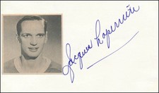JACQUES LAPERRIERE - AUTOGRAPH