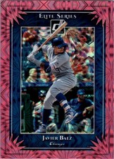 2019 Donruss Elite Series Pink Firework #6 Javier Baez - BB