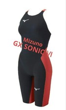Mizuno GX Sonic VI CR Racing Swimsuit L Size High Speed Competition Swimwear