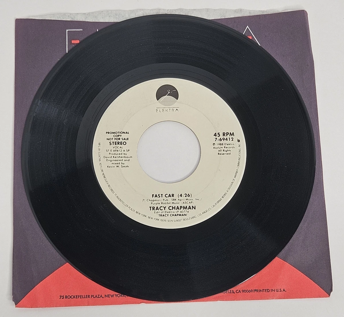 Tracy Chapman Single 45 RPM Speed Vinyl Records for sale | eBay