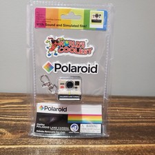 Worlds Coolest Smallest POLAROID LAND CAMERA Toy Miniature Mini OneStep Keychain