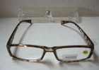 Reading Glasses, Brown W/Cheetah Print,, Clear Case, Strength 2.00, Brand New