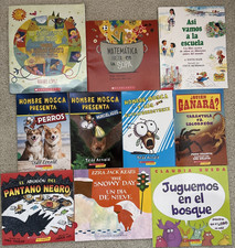 Lot of 10 Books Spanish Childrens Espanol Bilingual Picture Set Homeschool