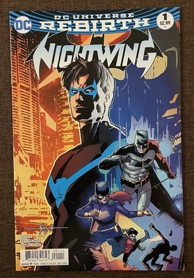 DC Comics Nightwing Rebirth #1 2016 Tim Seeley Javier Fernandez