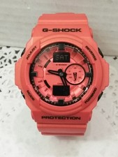 Casio G-Shock GA-150A Bright Orange Analog-Digital Shock Monster -W/NEW BATTERY