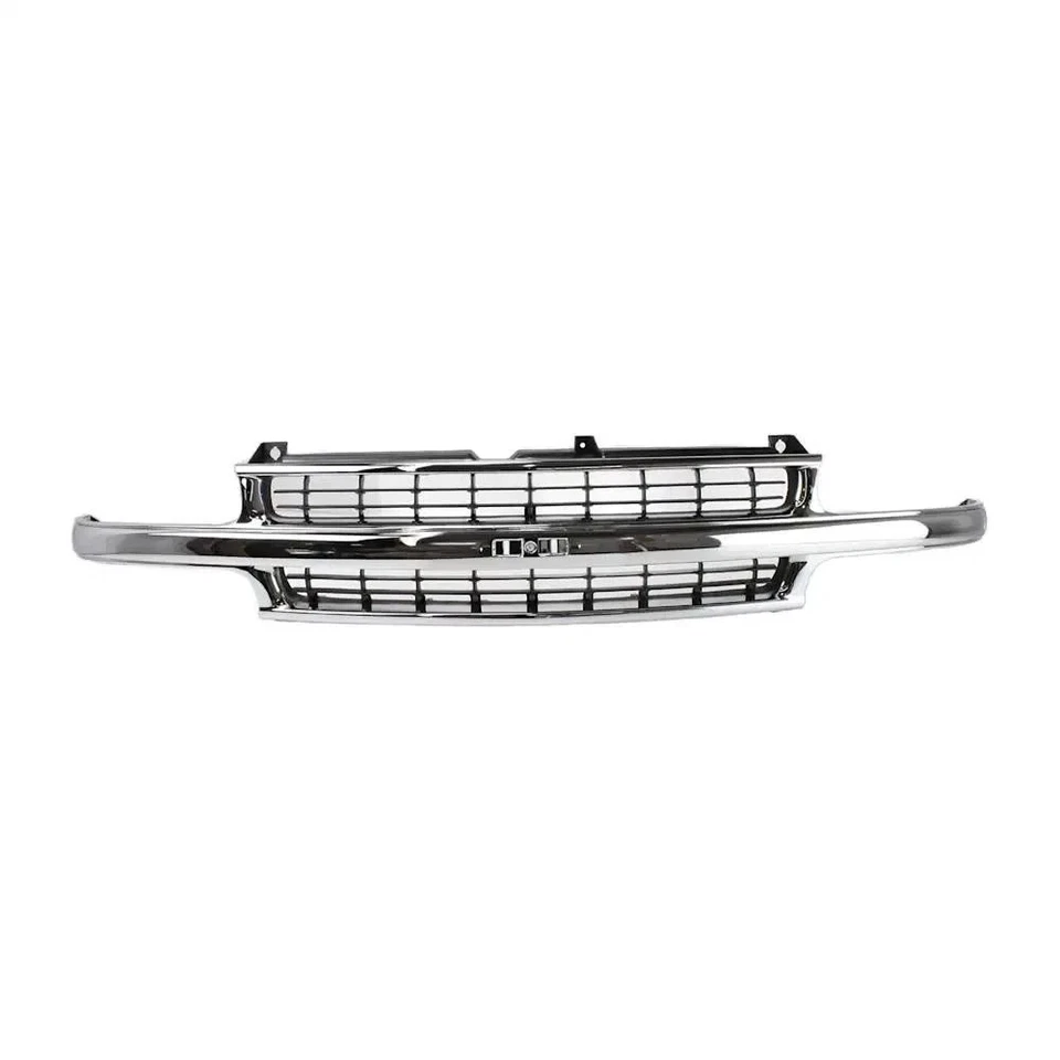 Front Grille Assembly & Headlights Kit For 1999-2002 Chevrolet Silverado 1500 Foto 4 de 4