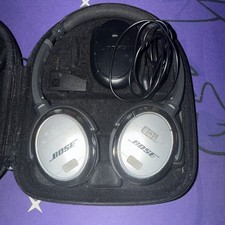 Bose QuietComfort 3 QC-3 Acoustic Noise Cancelling Headphones w/ Case  Adapters
