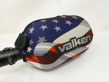 VALKEN NEOPRENE PAINTBALL USA FLAG 68 CI  CARBON FIBER TANK COVER RED WHITE BLUE