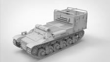 1/72 German Lorraine Armored Observation Vehicle on French Chassis Unpainted