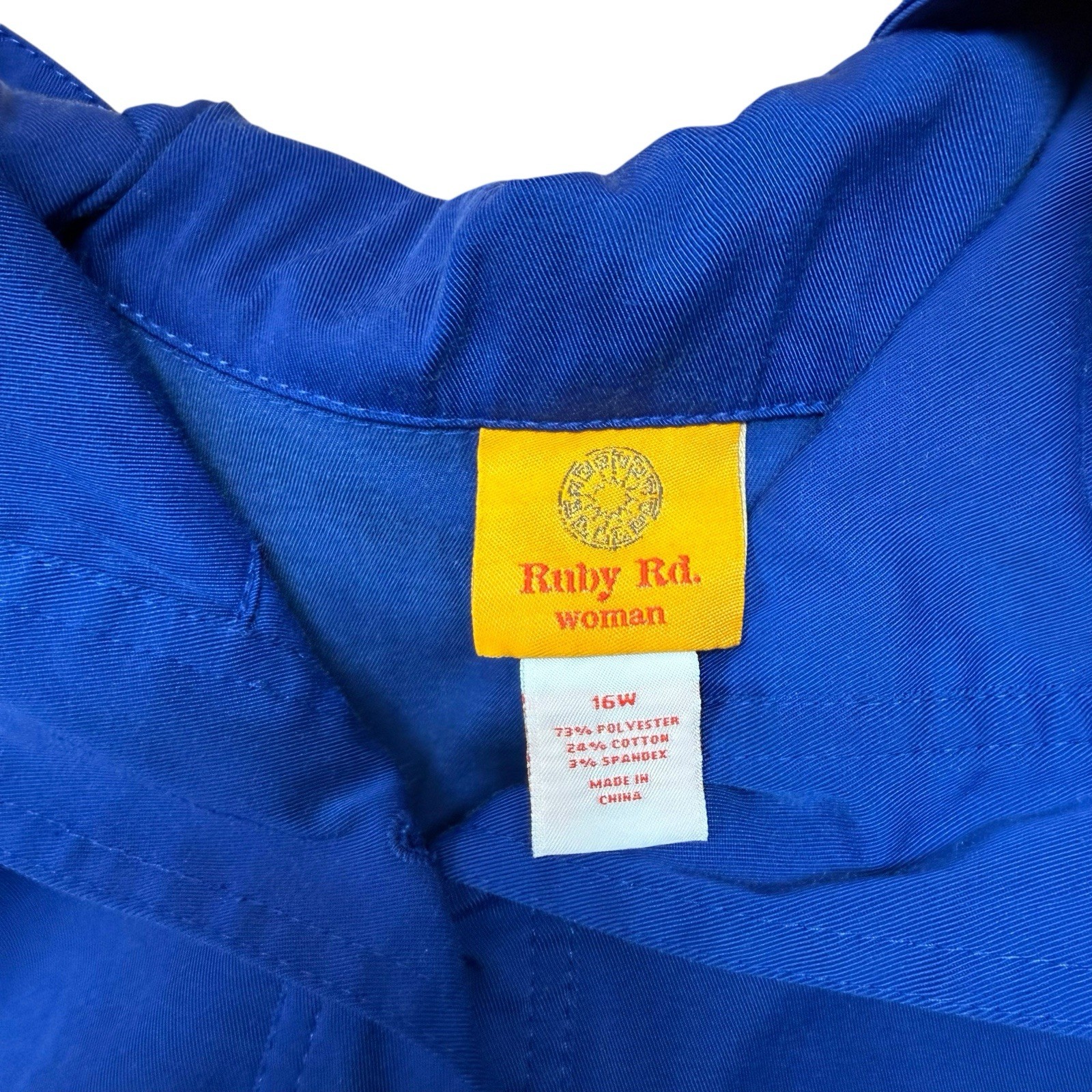 Ruby Rd Women’s Blue Button Front Utility Jacket … - image 6