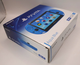 【GOOD】PS Vita 2000 Blue Console 8GB Memory Card 4 Games Charger Set B Rank JAPAN
