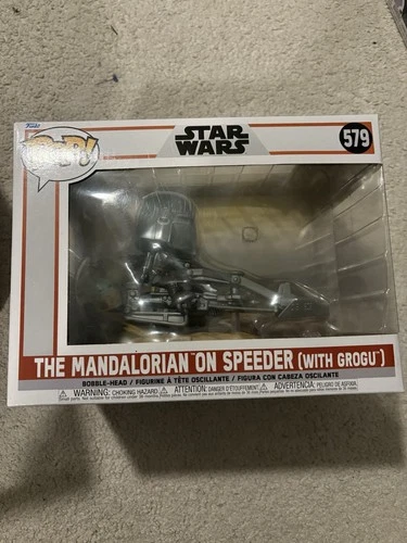 Funko Pop! Rides: Star Wars The Mandalorian on Speeder with Grogu Exclusive #579