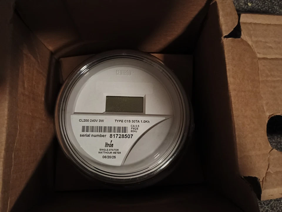 Itron Centron CL200 240V 3W Type C1SR 30TA 1.0Kh - Image 3 of 3