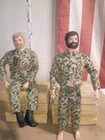 Vintage 1964 GI Joe Adventure Figure Doll Lot Of 2 Flocked Hair Great Condition