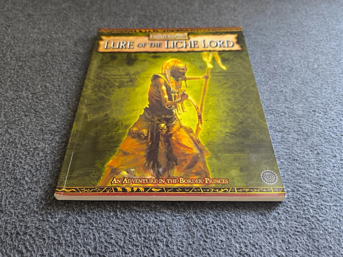 Lure of the Liche Lord Warhammer Fantasy Roleplay WFRP 2E Near Mint