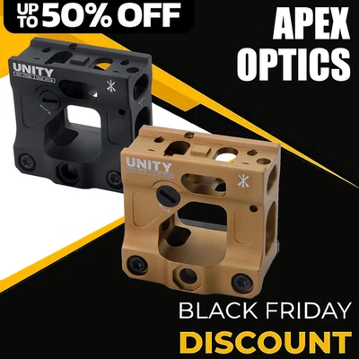 APEX SPORTS OPTICS Unity Tactical FAST H1 H2 T1 T2 Micro Red Dot Riser Mount Fit 20mm PicatinnyRail