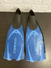 Cressi Pluma Full Foot Fins, Size 33-34  Size 1-2 Ocean Scuba Dive